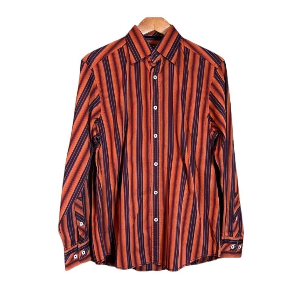 Indigo palms by tommy Bahamas mens button up shirt